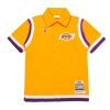 Best Garrett Leight Glco X Mitchell & Ness Rambis Shooting Shirt Gold