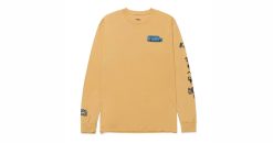 Clearance Garrett Leight Glco X Daniel Shepard Long Sleeve T-Shirt Yellow